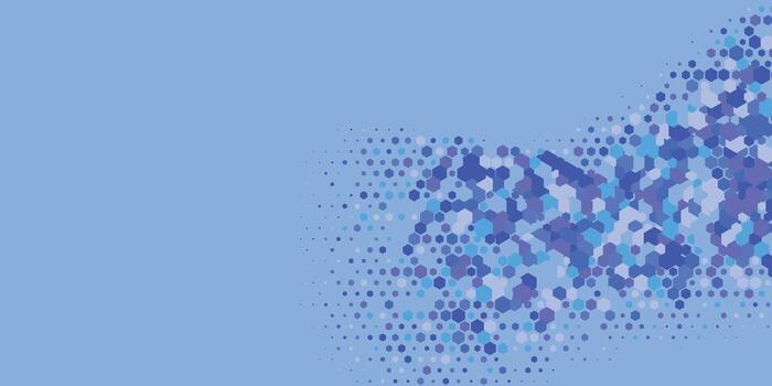 Geometric abstract Hexagon multi Color Background vector