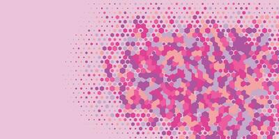 Geometric abstract Hexagon multi Color Background vector