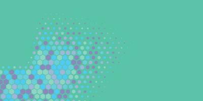 Geometric abstract Hexagon multi Color Background vector