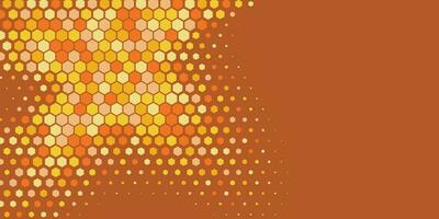 Geometric abstract Hexagon multi Color Background vector