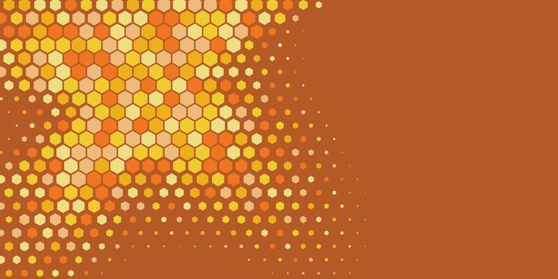 Geometric abstract Hexagon multi Color Background