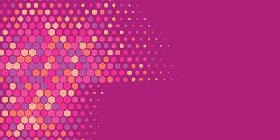 Geometric abstract Hexagon multi Color Background vector
