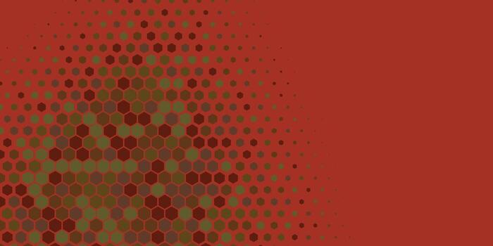 Geometric abstract Hexagon multi Color Background vector