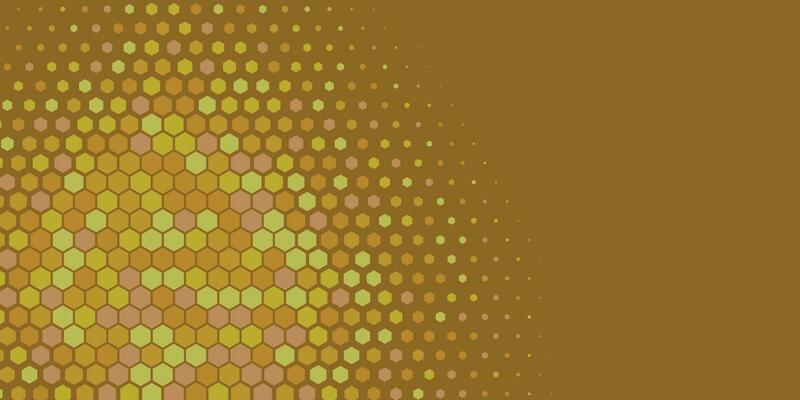 Geometric abstract Hexagon multi Color Background
