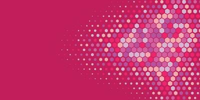 Geometric abstract Hexagon multi Color Background vector