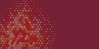 Geometric abstract Hexagon multi Color Background vector