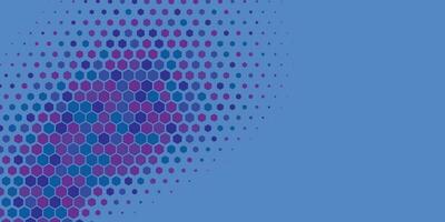 Geometric abstract Hexagon multi Color Background vector