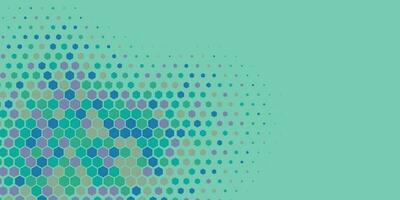 Geometric abstract Hexagon multi Color Background vector