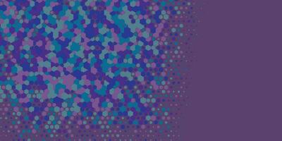 Geometric abstract Hexagon Two Color Background vector
