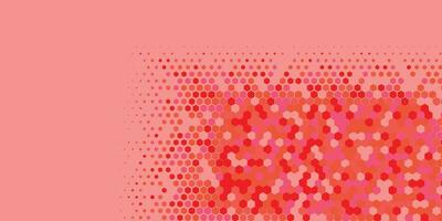 Geometric abstract Hexagon Two Color Background vector