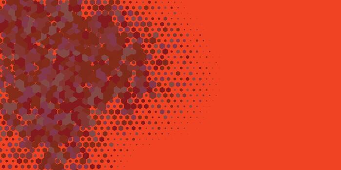 Geometric abstract Hexagon multi Color Background vector