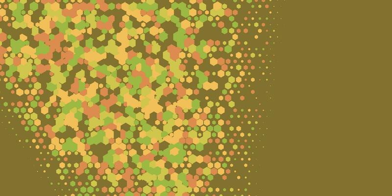 Geometric abstract Hexagon multi Color Background