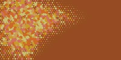 Geometric abstract Hexagon multi Color Background vector