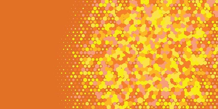 geométrico resumen hexágono multi color antecedentes vector