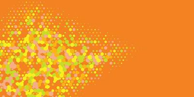 Geometric abstract Hexagon Two Color Background vector