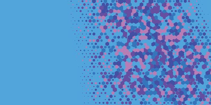 geométrico resumen hexágono dos color antecedentes vector