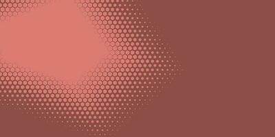 Geometric abstract Hexagon Two Color Background vector