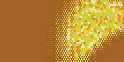 Geometric abstract Hexagon Two Color Background vector