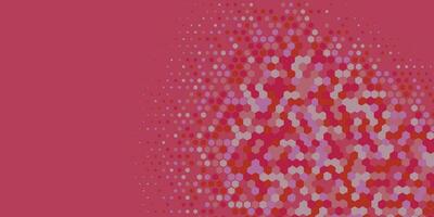 Geometric abstract Hexagon Two Color Background vector