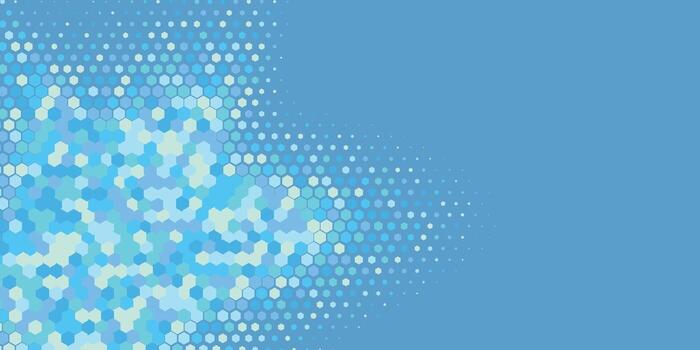 Geometric abstract Hexagon Two Color Background vector