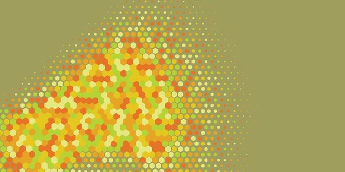 Geometric abstract Hexagon Two Color Background vector