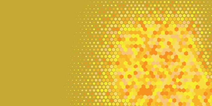 Geometric abstract Hexagon Two Color Background vector