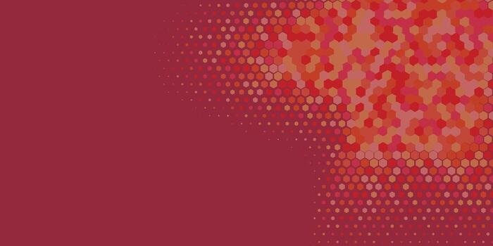 Geometric abstract Hexagon Two Color Background vector