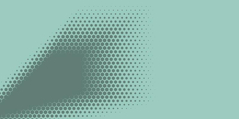 Geometric abstract Hexagon Two Color Background