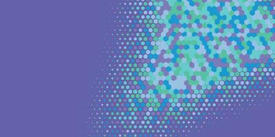geométrico resumen hexágono dos color antecedentes vector