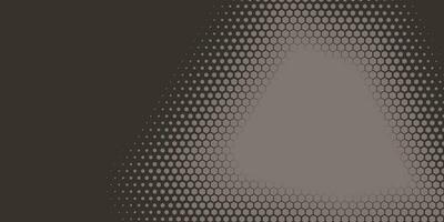 Geometric abstract Hexagon Two Color Background vector