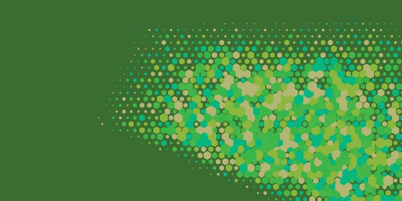 Geometric abstract Hexagon Two Color Background