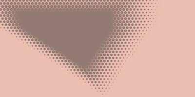 Geometric abstract Hexagon Two Color Background vector