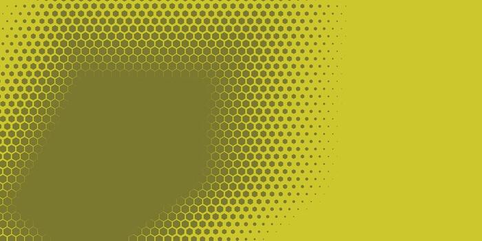 Geometric abstract Hexagon Two Color Background vector