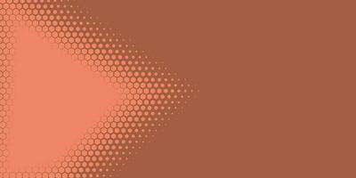 Geometric abstract Hexagon Two Color Background vector