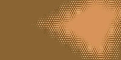 Geometric abstract Hexagon Two Color Background vector