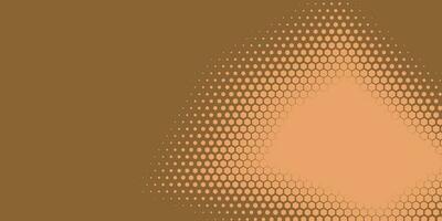 Geometric abstract Hexagon Two Color Background vector