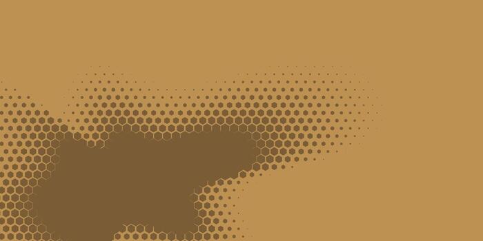 Geometric abstract Hexagon Two Color Background vector