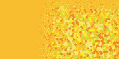Geometric abstract Hexagon Two Color Background vector