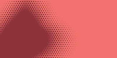 Geometric abstract Hexagon Two Color Background vector