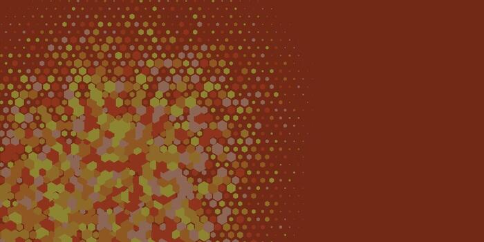 Geometric abstract Hexagon multi Color Background vector