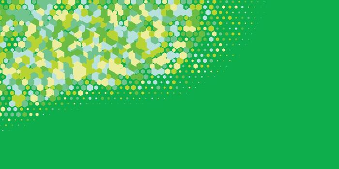 Geometric abstract Hexagon Two Color Background vector