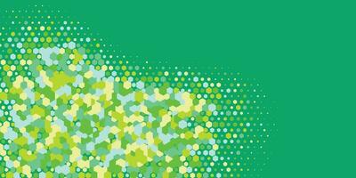 Geometric abstract Hexagon Two Color Background vector
