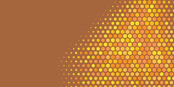 Geometric abstract Hexagon Two Color Background vector