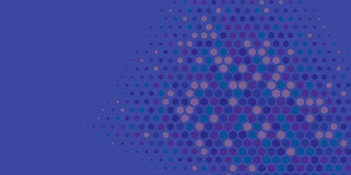 geométrico resumen hexágono dos color antecedentes vector