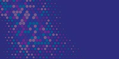 Geometric abstract Hexagon Two Color Background vector