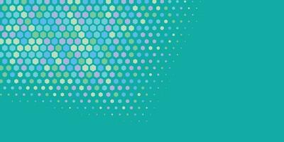 Geometric abstract Hexagon Two Color Background vector