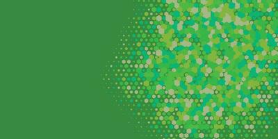 Geometric abstract Hexagon Two Color Background vector