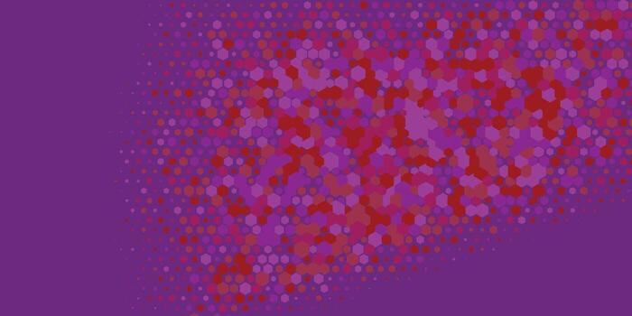 Geometric abstract Hexagon Two Color Background vector