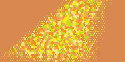 Geometric abstract Hexagon Two Color Background vector