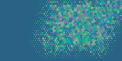 Geometric abstract Hexagon Two Color Background vector